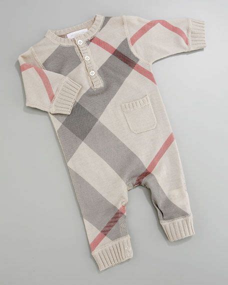 burberry vestito in lana neonata|Newborn Onesies & Dresses .